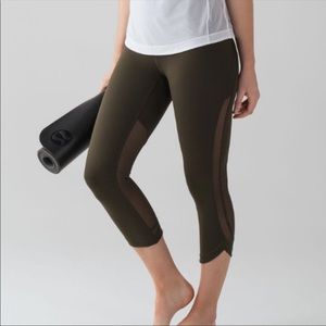 Lululemon Leggings - olive green